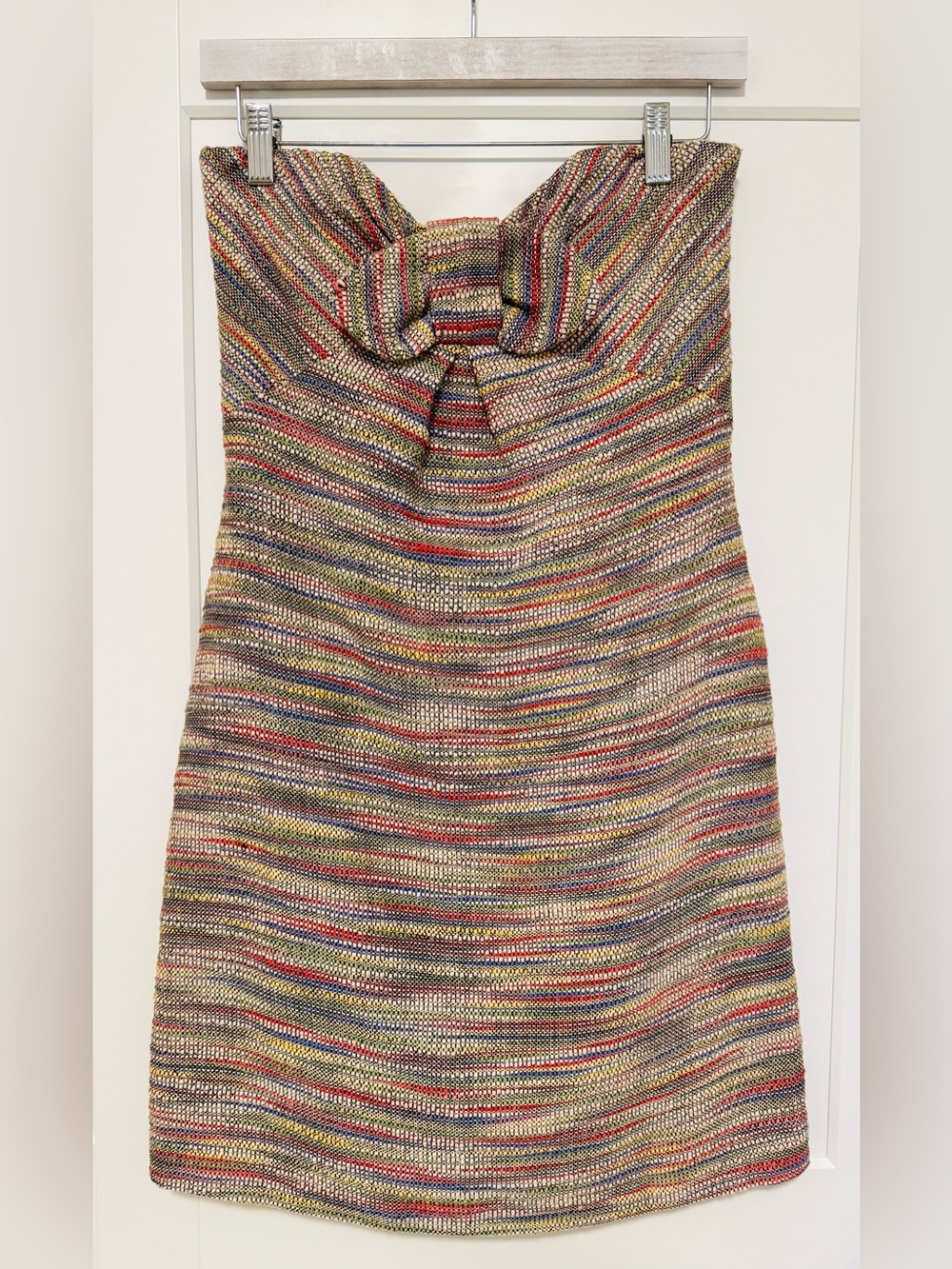 Vintage Leona By: Lauren Leonard Strapless 100% Silk Knit Dress -Size: 4 - NWOT